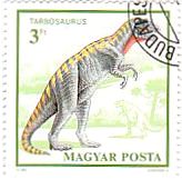 ハンガリーの恐竜(1900年）　タルボサウルス (Tarbosaurus)