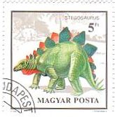 ハンガリーの恐竜(1900年）　ステゴサウルス(Stegosaurus)