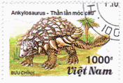 アンキロサウルス（Ankylosaurus）　恐竜　鳥盤目／曲竜亜目 アンキロサウルス科 白亜紀後期 体長約7メートル〜11メートル 