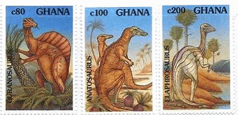 絶滅･不明･生物の切手｜ロストワールドで生きていた古代生物や恐竜・化石とゴジラとガメラ