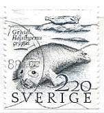 スウェーデンのアザラシ切手