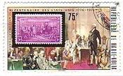 ブルキナファッソのアメリカのワシントン切手