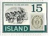 アイスランド　切手の切手　一番切手　蒸気船