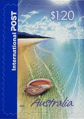 オーストラリアの海岸と貝（2005年）