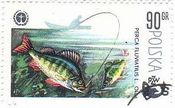 ポーランド・生物資源や環境保護（1979年）　パーチ（perch、淡水魚）
