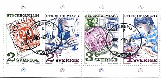 スウェーデンでの切手収集（2002年）