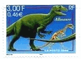 フランスの恐竜切手
