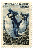 ロックホッパー・ペンギン　フランス領　南極　切手