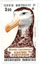 アルバトラス　鳥達　フランス領　南極　切手　アホウドリ