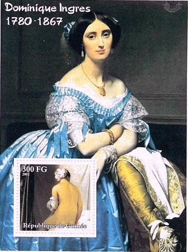 『ド・ブロイ公爵夫人』1853年　メトロポリタン美術館　"Princesse Albert de Broglie"