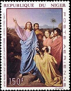  聖ペテロの天国の鍵の授与 1820年頃-1841年頃　アングル