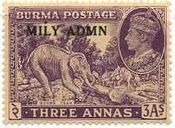 イギリス領インドのアジア象