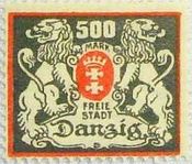 ダンチッヒ(Danzig）のライオン（1923年）