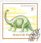 ハンガリーの恐竜(1900年）　ブロントサウルス(Brontosaurus)