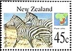ニュージーランドのシマウマ（Zebra)