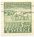 馬の親子（スウェーデン、1946年）　農業見本市