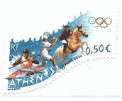 フランス　変形　陸上競技　乗馬　オリンピック　帯