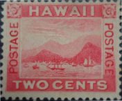 ハワイ（1893年、2¢未使用切手　#81） 