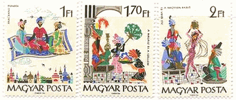 ハンガリー発行のアラビアン・ナイト（千夜一夜物語）切手