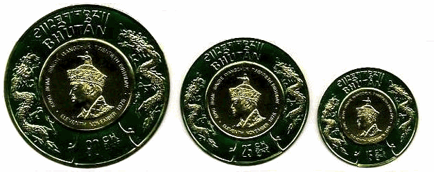 ブータン　エンボス　coin　コイン　国王　切手　