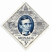モナコ　リンカーン　大統領　平行四辺形　台形　切手