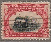 19世紀のアメリカの急行列車　切手