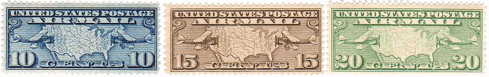 アメリカ　地図　郵便