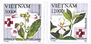 ベトナムの薬用植物　薬草　切手