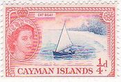 キャットボート（軽快に走る一枚帆の小型帆船）、ケイマン諸島