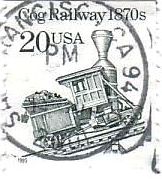 1870年代の歯車式鉄道（USA)