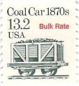 1870年代の石炭運搬車（USA)