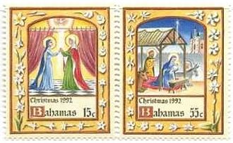 バハマのクリスマス切手