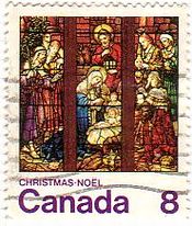 トロント・聖ミカエル教会のステンドグラス（カナダ、1976年）