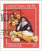 Creche figure（聖なる家族、カナダ、1982年）　ｸﾘｽﾏｽ　フィギュア