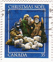Creche figure（羊飼い、カナダ、1982年）