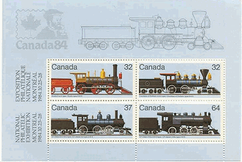 カナダの蒸気機関車（1984年）　Scotia、Countess　of　Dufferin、E3形式Grand　Trunck、D10aカナディアン・パシフィック