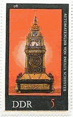 東ドイツの置時計　Paulus　Shuster　の自動時計　1585年