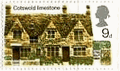 イギリス　建物　石灰岩の家
