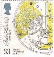 ハリソンの航海用時計300年記念（イギリス、1993年）時計部