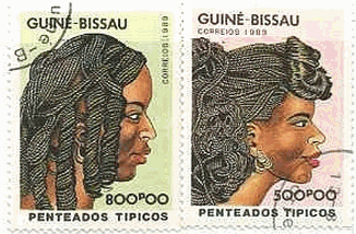 ギニア・ビサウの女性のヘアースタイル　髪型