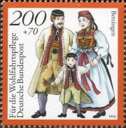 ベツィンゲン(Betzingen)の民族衣装（ドイツ、1994年）