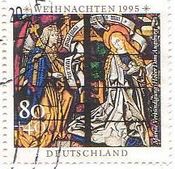 アウグルブルクの大聖堂のステンドグラス(ドイツ､1995年)