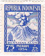 ムラピ火山爆発（インドネシア、1954年）