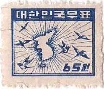 朝鮮半島の地図（韓国発行）
