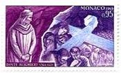 詩人・ダンテの生誕700年（モナコ、1966年）　煉獄山の浄め