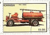 ニカラグアの消防自動車　