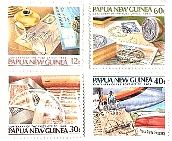 パプアニューギニアの切手収集