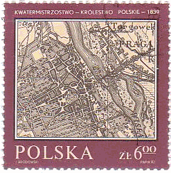 ポーランドの地図
