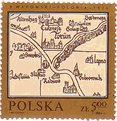 ポーランドの地図　1526年のポーランド地図、ワルシャワ・ポーランド王国、ポーランドのローマ帝政時代の地図