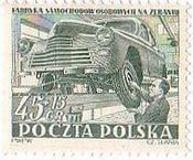 自動車の組み立て（ポーランド、1952年）